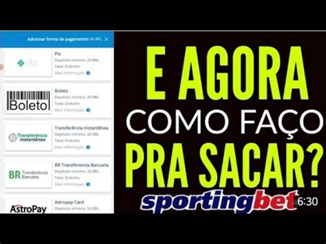Como sacar na Sportingbet: passo a passo .